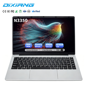 Portátil Empresarial Nuevo con <span class=keywords><strong>Intel</strong></span> <span class=keywords><strong>Celeron</strong></span> <span class=keywords><strong>N3350</strong></span> de Doble Núcleo, 6GB, Pantalla TN Delgada de 14 Pulgadas, Enchufe Europeo, Teclado en Inglés, Cámara Plegable - Product Image 1