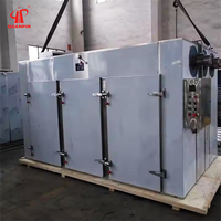 Sécheur à air chaud industriel QUANPIN CE CT-4 à trois portes, déshydrateur d'épices, four avec commande PLC, moteur à économie d'énergie, pompe Ti