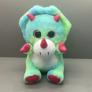Peluche de Triceratops personalizado, peluche de dinosaurio, peluche de dinosaurio arcoíris - Product Image 1