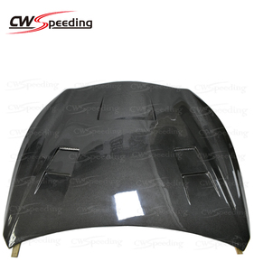 غطاء محرك من ألياف الكربون بتصميم CWS لسيارة إنفينيتي Q50 موديلات 2014-2021، غطاء أمامي مع فتحات تبريد - Product Image 5