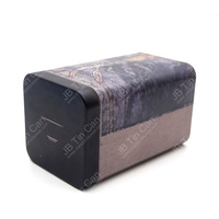 Boîte d'emballage carrée personnalisée en étain, pour café, thé, produit
