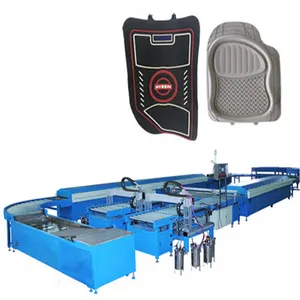 Automatic multiple color car mat production line Rubber Product Making Machine