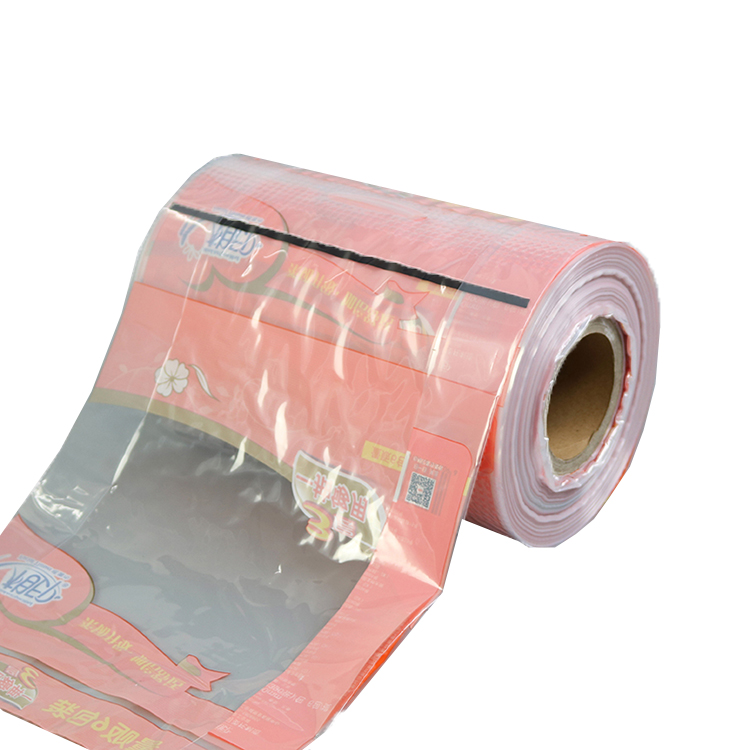 Custom Plastic Printed Flexible Toilet Paper Tissue Packaging Film In Rolls