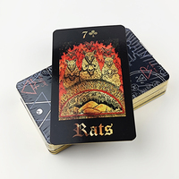 Tarot personnalisé Esprit Animalier Véritable pour les cartes Spirit of Cats avec Oracle des Anges Romantiques, imprimé CMYK/PMS sur papier