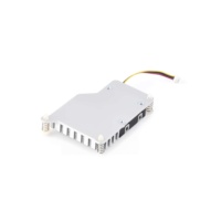 Kipas Blower Resmi Raspberry Pi 5 Heatsink Perak Pendingin Aktif - Kipas Blower Terkontrol Suhu + Heatsink Aluminium