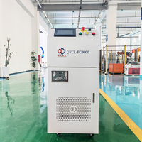 Machine de nettoyage au laser à fibre à onde continue CW, portable, industrielle, pour éliminer la rouille, la peinture et l'huile, traitement des surfaces avant soudage