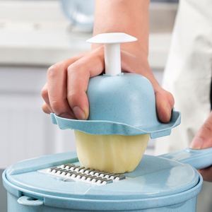 Meilleures ventes : Ensemble de 12 outils de cuisine multifonctions manuels en acier inoxydable pour fruits et légumes – Râpe, coupe-légumes, trancheuse portative - Product Image 4
