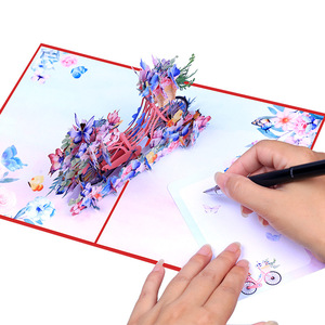 بطاقات معايدة ثلاثية الأبعاد مستطيلة الشكل مصنوعة يدويًا بتصميم مهرجانات - مطبوعة بـ 6 ألوان بتقنية UV مع طلاء UV من CN ZHE - Product Image 3