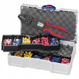 Knipex Terminal Lugs Assortment 13-Piece With <b>Wire</b> <b>Stripper</b> And Connector Set For Electrical Wiring - Product Image 3