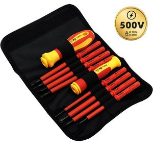 OEM Industrial Grade DIY Grade Plastic Handle Black Oxide Finish Insulated Multipurpose <strong>Screwdriver</strong> <strong>Set</strong> - Product Image 1