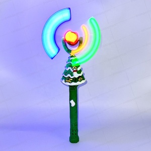 Vente directe usine : Jouets lumineux de Noël pour enfants, baguette musicale clignotante pour sapin de Noël, <span class=keywords><strong>moulin</strong></span> à <span class=keywords><strong>vent</strong></span> LED clignotant - Product Image 3