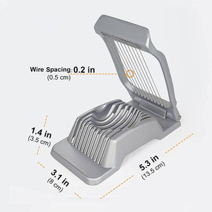Egg Slicer for Hard Boiled Stainless Steel <b>Wire</b> Egg Slicer Dishwasher Safe for Egg Strawberry <b>Soft</b> Fruit - Product Image 6
