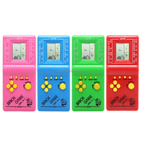 Console de jeu portable classique blocs russes jeu rétro Puzzle brique construction Portable Console de jeu boîte cadeau drôle