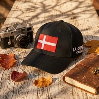 Hoge kwaliteit op maat gemaakte A-frame 100% katoenen flanellen Y2K baseballcap unisex met geborduurd logo, 6-delige stijl, metalen gesp, trucker petten