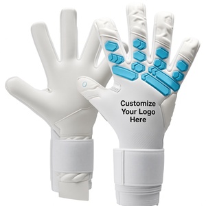 High Quality <b>Latex</b> Roll Finger Professional Football Soccer Goalkeeper Gloves Training OEM - Product Image 1