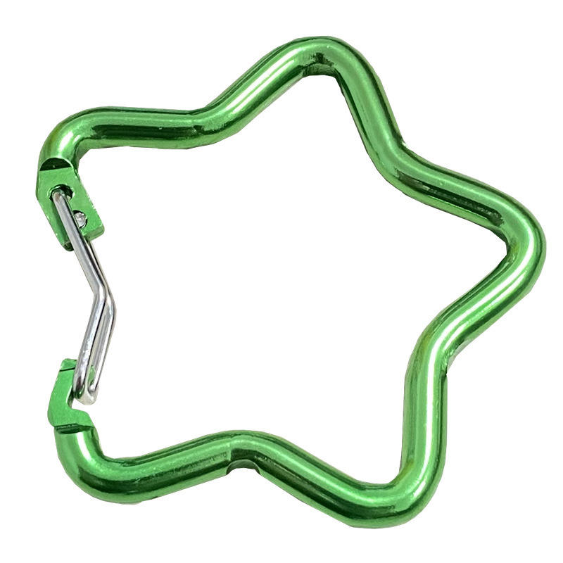 ตะขอรูปดาวและดีไซน์ลวด สีแดงกุหลาบ