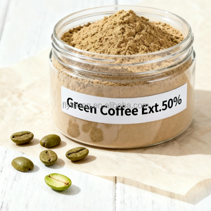 Polvo de extracto de grano de café verde 50% de alta calidad 25kgs aditivos alimentarios de café Arábica verde - Product Image 1