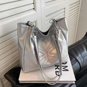 Bolsos de Hombro Versátiles de Alta Gama para Mujer, Gran Capacidad, Forro de Poliéster y Cuero, para el Trabajo - Product Image 4