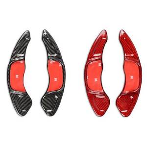 Extensión de paleta de cambio de volante de fibra de carbono genuina para VW Golf 7 <span class=keywords><strong>R</strong></span>-<span class=keywords><strong>line</strong></span> Sagitar Lamando Variant <span class=keywords><strong>Polo</strong></span> - Product Image 1