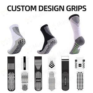 Chaussettes longues personnalisées Coolmax pour <span class=keywords><strong>femme</strong></span>, automne, en coton et fibre de bambou, écologiques, séchage rapide, antidérapantes, avec grip pour le pilates et logo sur le <span class=keywords><strong>bas</strong></span> - Product Image 3