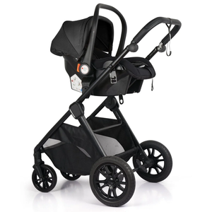 Cochecito de Bebé Plegable 3 en 1, Moderno y de Lujo, para Recién Nacidos, con Asiento para Automóvil, para Bebés de 0 <span class=keywords><strong>a</strong></span> 36 <span class=keywords><strong>Meses</strong></span> - Product Image 4
