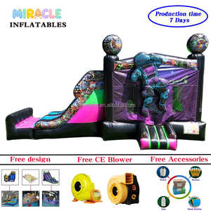 Castillo Inflable Profesional 3D con Tobogán Doble de Astronauta para Negocios de Alquiler Comercial de Alto Rendimiento - Product Image 5