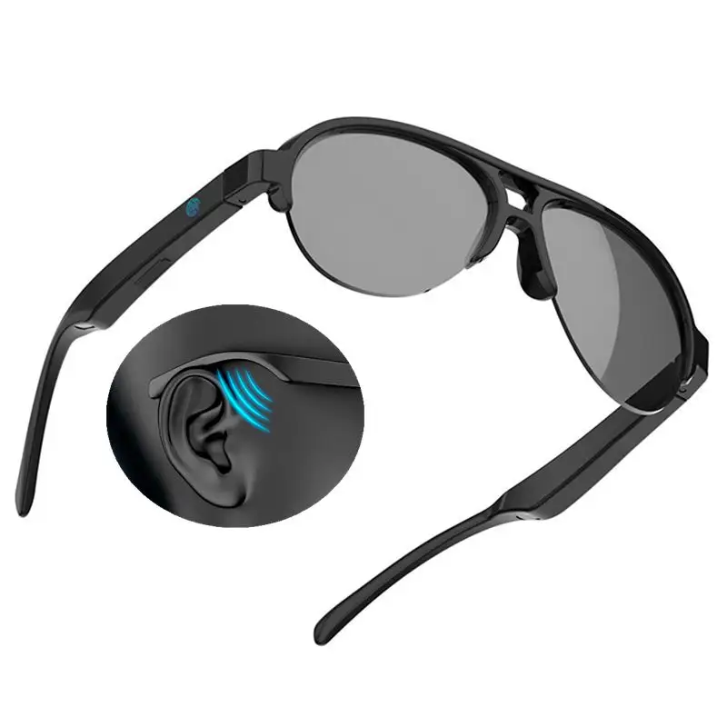 2023 नवीनतम डिजाइन आउटडोर धूप का चश्मा वायरलेस Headphones आवाज नियंत्रण स्मार्ट Eyewear वायरलेस ईरफ़ोन ऑडियो धूप का चश्मा Tws