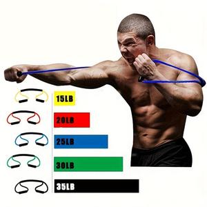 ボクシング、ムエタイ、散打用抵抗弾性バンド-吊り下げ式、ボクシングトレーニング、ホームフィットネス＆ワークアウト用 - Product Image 1