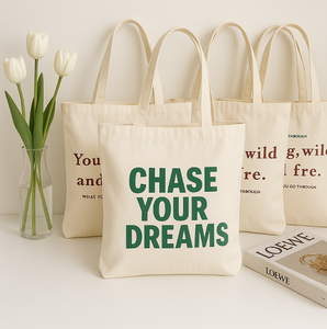 Estilos personalizados más vendidos, bolsos de lona de alta calidad para mujer, bolsas de lona reutilizables para compras. - Product Image 3