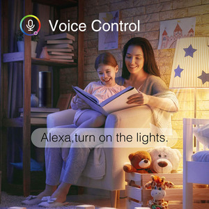 Lámpara LED Inteligente Wifi, Bombilla LED de 10W, E27 B22, Regulable, <span class=keywords><strong>Bombillas</strong></span> LED Inteligentes Wifi, Iluminación para el Hogar, Compatible con Alexa y <span class=keywords><strong>Google</strong></span> <span class=keywords><strong>Home</strong></span> - Product Image 3