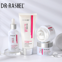 DR RASHEL Set Perawatan Kulit Anti-Kerut 4 in 1 Terlaris, Seri Perawatan Kulit Pemutih dan Menghilangkan Flek untuk Wanita