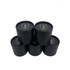 Boîte cylindrique en carton noir de luxe biodégradable en gros pour les blocs <span class=keywords><strong>Lego</strong></span> et les jouets, boîte à bijoux en papier - Product Image 5