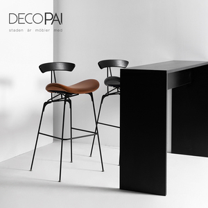 Nordique tabouret ant tapisserie <span class=keywords><strong>d</strong></span>'ameublement <span class=keywords><strong>D</strong></span>'UNITÉ CENTRALE siège <span class=keywords><strong>en</strong></span> acier cadre pour salon restaurant café - Product Image 4