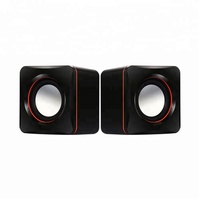 Nouvelles enceintes filaires portables tendance avec super basses, alimentation USB, microphone intégré pour PC portable et ordinateur de bureau