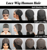 Perruque Lace Front HD sans colle 5x5 en cheveux humains brésiliens bouclés afro, pré-épilée, prête à porter, vente en gros