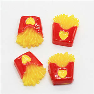 100 पीसी मिनी सिमुलेशन लंबी फ्रेंच फ्राइज़ राल गुड़ियाघर सहायक उपकरण DIY स्क्रैपबुकिंग शिल्प होम गार्डन के लिए आपूर्ति बनाना - Product Image 5