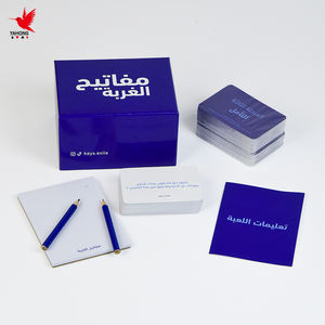 مصنع مخصص الكبار السؤال ، مخصص بطاقة فلاش طباعة البلاستيك بطاقة اللعب مجموعات الأسرة المصنعة مباشرة - Product Image 1