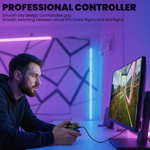 Manette de simulation de <span class=keywords><strong>drone</strong></span> FPV STARTRC S8 V3, 4 modes pour <span class=keywords><strong>simulateur</strong></span> de <span class=keywords><strong>vol</strong></span> <span class=keywords><strong>DJI</strong></span> Liftoff SkyDive RC, contrôleur d'entraînement - Product Image 5