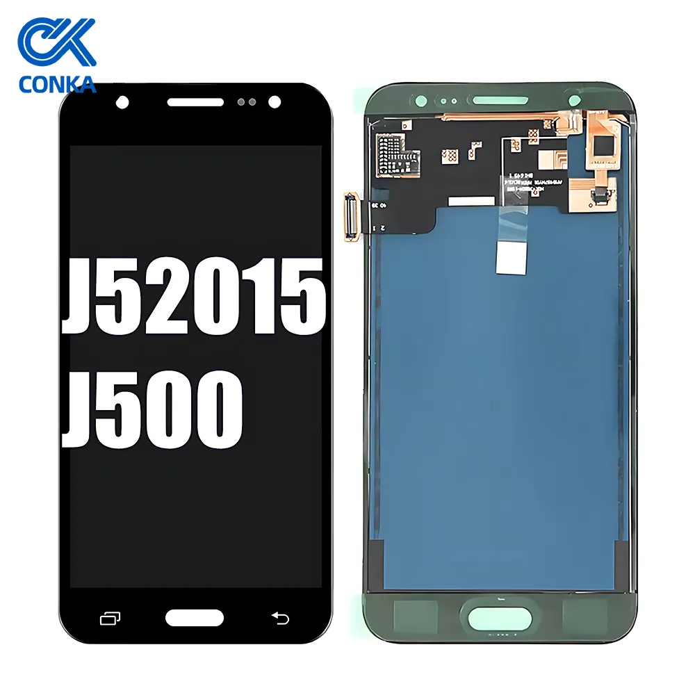 وحدة تحويل رقمي للهاتف المحمول LCD شاشة الهاتف LCD تعمل باللمس لسامسونج جالاكسي J5 J500 2016