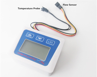 Compteur d'eau numérique SEA DIJIANG ZJ-LCD-S2 en plastique, moniteur de débit, capteur de débit, affichage de la température, précision +/-3%, OEM 5-150L