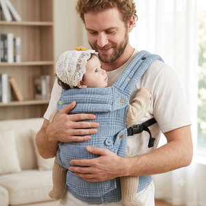 Portabebés Ergonómico Ligero, Cinturón Portabebés <span class=keywords><strong>Infantino</strong></span>, Soporta la Columna Vertebral del Bebé, Suave y Delicado, Antideslizante - Product Image 1