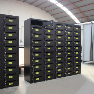 Boîtes aux lettres en acier en gros, 50 boîtes aux lettres, boîtes à colis extérieures, appartement, étanches, sécurité, livraison de colis, boîte aux lettres - Product Image 2