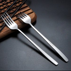 Fourchettes occidentales en acier inoxydable 304, extra longues et épaisses, pour steak, hôtel, restaurant, fourchettes pour plat principal, matériau de qualité alimentaire - Product Image 1
