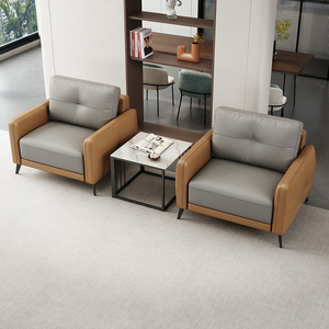 Juego de muebles de oficina ejecutivos modernos de lujo sofá de cuero comercial para el hogar Oficina apartamento sala de estar dormitorio - Product Image 3