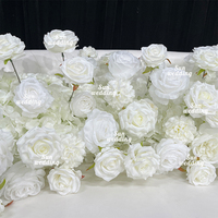 Sunwedding dekorasi pernikahan bunga Jasmine longgar bunga buatan putih Runner bunga lorong baris dekorasi