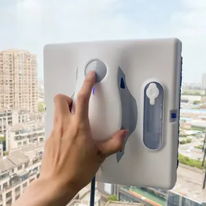 หุ่นยนต์ทำความสะอาดหน้าต่าง W8 Hutt ใหม่สำหรับบ้านได้อย่างรวดเร็วทำความสะอาดกระจกไฟฟ้าอัจฉริยะเครื่องซักผ้าจาก Xiaomi Youpin