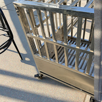 Cage pour chien modulaire professionnelle chenil en métal grands transporteurs pour adultes grands chats chiens assemblage facile Cage pour chien avec boîte d'emballage