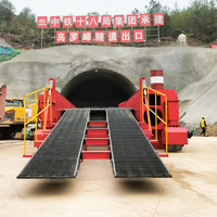 Échafaudage mobile hydraulique autopropulsé robuste GaoFei pour la construction d'arches inversées de tunnels, en acier Q235B
