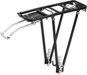 Portaequipajes Trasero para <span class=keywords><strong>Bicicleta</strong></span>, de Acero, Resistente, Universal, Reforzado, Compatible con Bicicletas de Carretera - Product Image 1