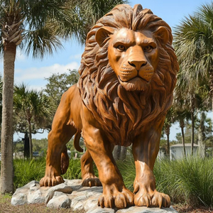 Tùy chỉnh sợi thủy tinh điêu khắc voi công viên chủ đề tác phẩm điêu khắc vườn tượng tác phẩm điêu khắc ngoài trời - Product Image 4